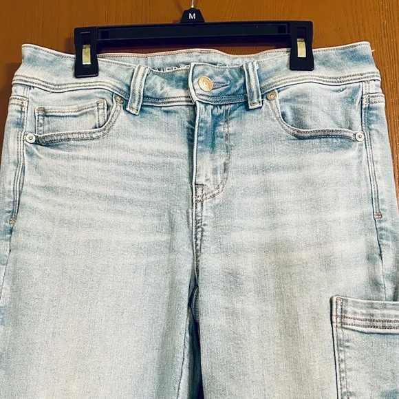 AE Stretch Low-Rise Kick Bootcut Jeans - Picture 4 of 7